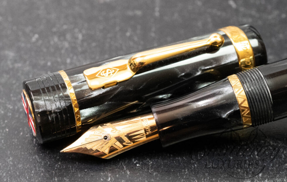 Conway Stewart Churchill Classic Grey Union Flag Fountain Pen