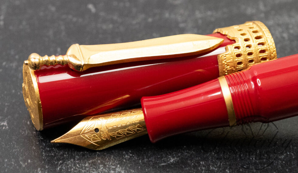 Stipula Gladiator Red Fountain Pen