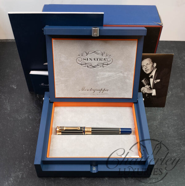Montegrappa Icons Frank Sinatra Solid Gold Trim Limited Edition Fountain Pen - Image 10