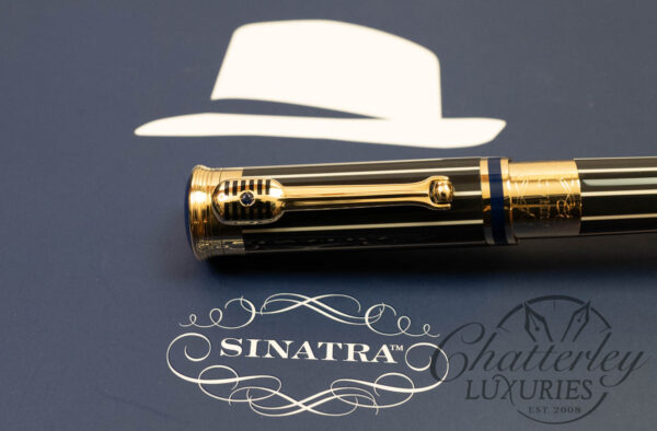 Montegrappa Icons Frank Sinatra Solid Gold Trim Limited Edition Fountain Pen - Image 9