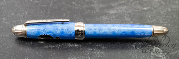 Michel Perchin Russian Eagle Blue Limited Edition Fountain Pen - Image 2