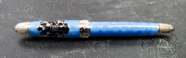 Michel Perchin Russian Eagle Blue Limited Edition Fountain Pen - Image 3