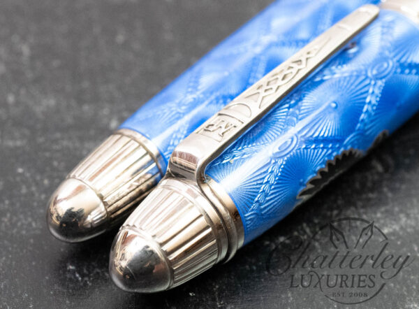 Michel Perchin Russian Eagle Blue Limited Edition Fountain Pen - Image 4