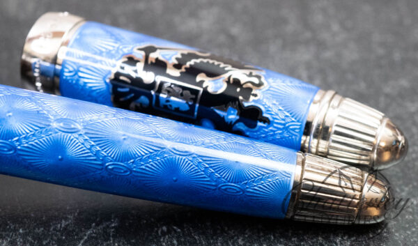 Michel Perchin Russian Eagle Blue Limited Edition Fountain Pen - Image 8