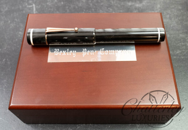 Bexley Giant Pen Platinum Grey #12 Nib Fountain Pen - Image 8
