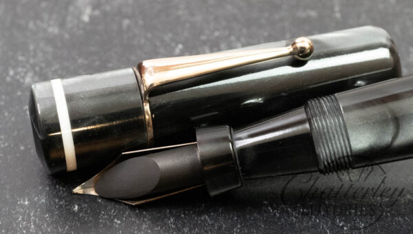 Bexley Giant Pen Platinum Grey #12 Nib Fountain Pen - Image 2