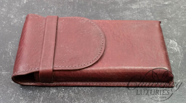 Visconti Ragtime 1991 Cinnabar Celluloid 3 Pen Set With Visconti Leather Case - Image 10
