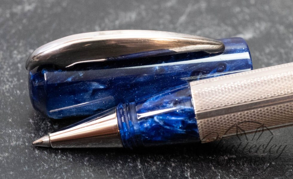 Visconti Rinascimento Blue Stardust Rollerball Pen