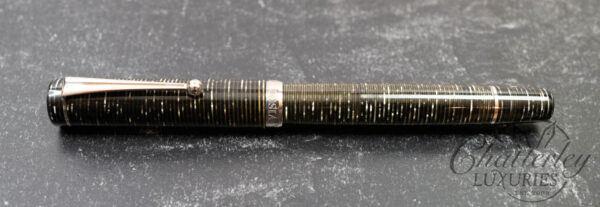 Visconti D'Essai Platinum Stacked Celluloid Limited Edition Fountain Pen - Image 2