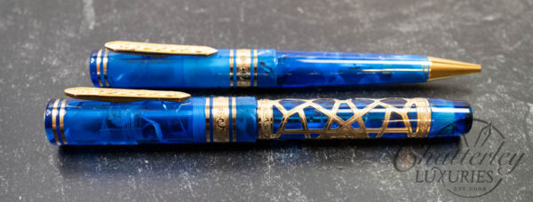 Visconti Empire Vermeil Overlay Limited Edition Fountain Pen and Ballpoint Set - Image 2
