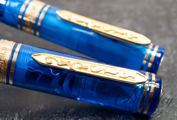 Visconti Empire Vermeil Overlay Limited Edition Fountain Pen and Ballpoint Set - Image 4