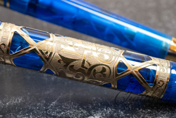 Visconti Empire Vermeil Overlay Limited Edition Fountain Pen and Ballpoint Set - Image 5