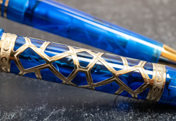 Visconti Empire Vermeil Overlay Limited Edition Fountain Pen and Ballpoint Set - Image 6