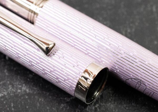 Waldmann Tango Imagination Lilac Guilloché Fountain Pen (Gold Nib) - Image 4