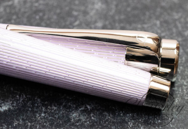 Waldmann Tango Imagination Lilac Guilloché Fountain Pen (Gold Nib) - Image 5