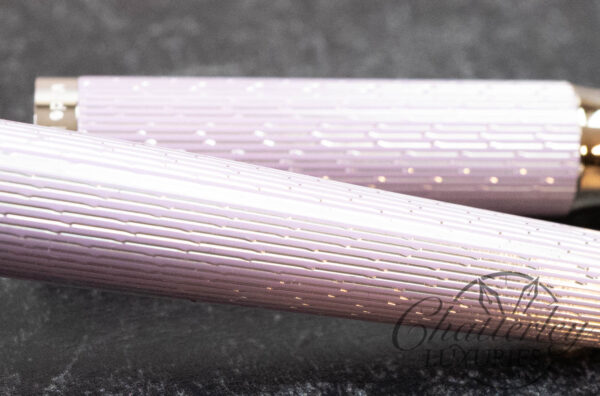 Waldmann Tango Imagination Lilac Guilloché Fountain Pen (Gold Nib) - Image 7