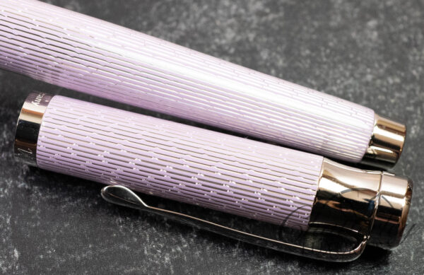 Waldmann Tango Imagination Lilac Guilloché Fountain Pen (Gold Nib) - Image 6