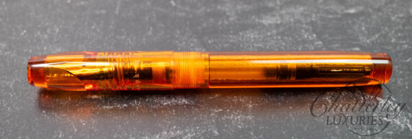 Franklin Christoph Model 46 Antique Glass Orange Fountain Pen - Image 2