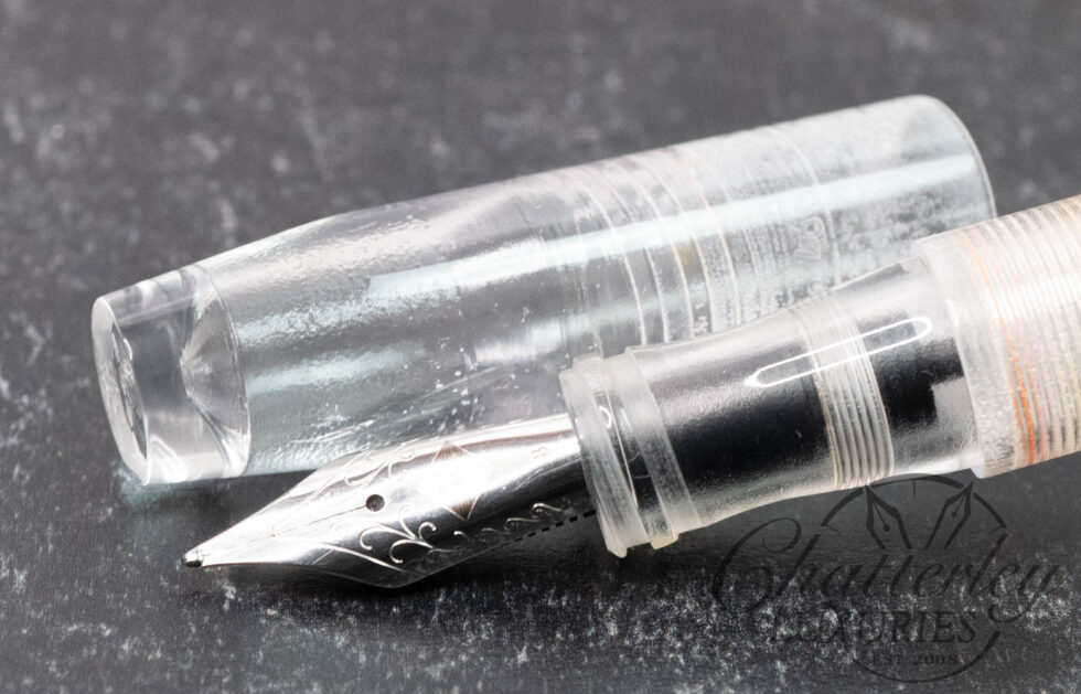 Franklin Christoph Model 46 Antique Glass Clear Fountain Pen
