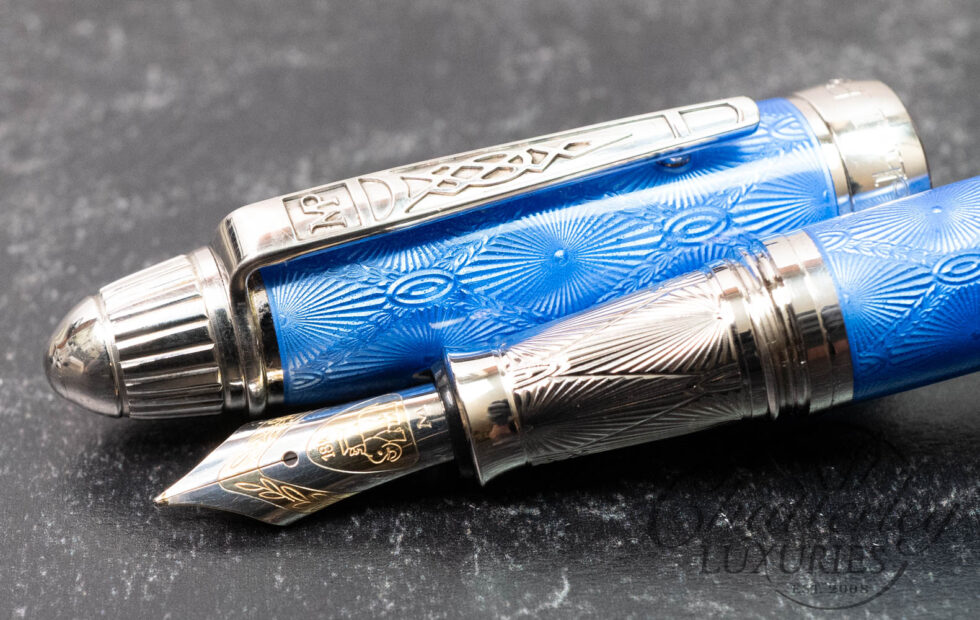 Michel Perchin Russian Eagle Blue Limited Edition Fountain Pen