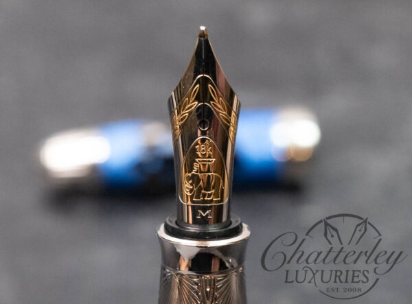 Michel Perchin Russian Eagle Blue Limited Edition Fountain Pen - Image 9