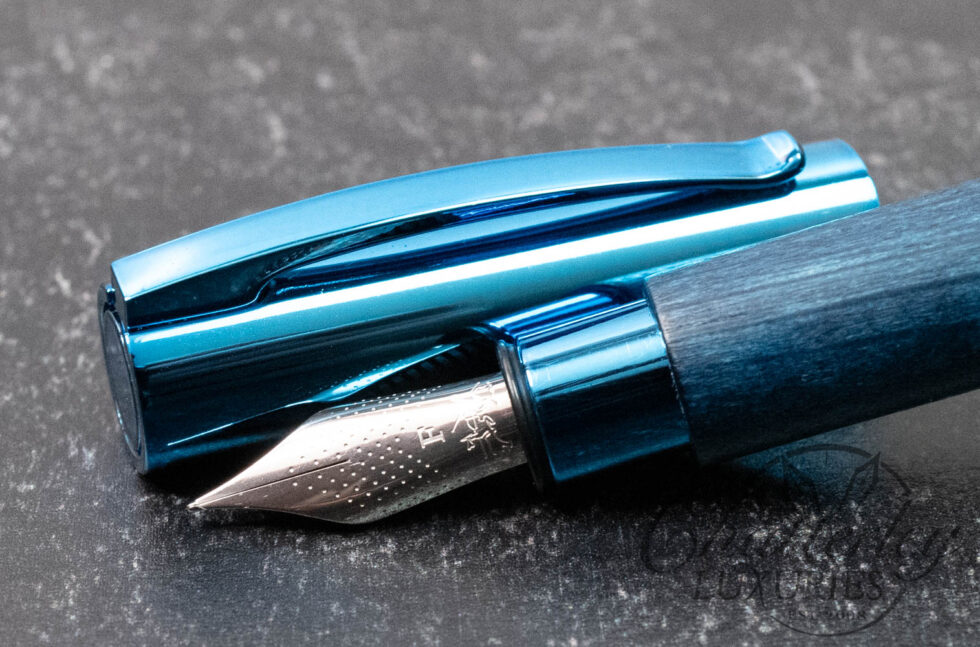 Faber Castell Ambition Blue Wood Fountain Pen
