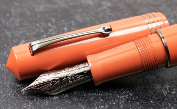Leonardo Momento Zero Grande Special Edition Salmon Ebonite Fountain Pen