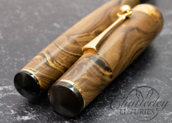 Bexley Owners Club 2009 Olive/Black Ebonite Fountain Pen - Image 4