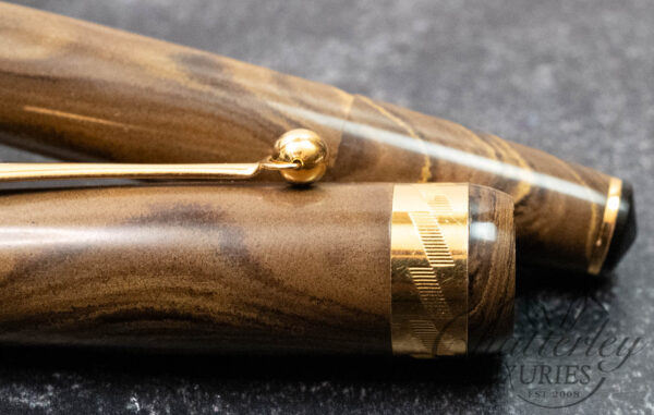Bexley Owners Club 2009 Olive/Black Ebonite Fountain Pen - Image 5