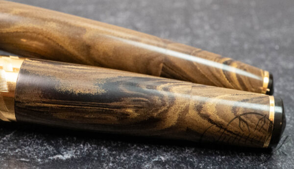 Bexley Owners Club 2009 Olive/Black Ebonite Fountain Pen - Image 6