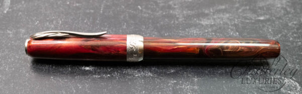Pineider La Grande Bellezza Gemstones Rodolite Red Fountain Pen - Image 2