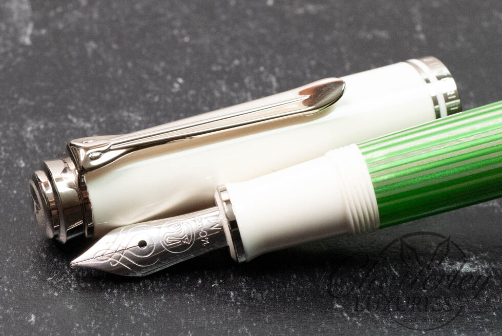 Pelikan M605 Green-White Fountain Pen