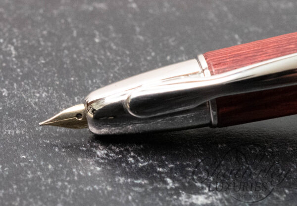 Pilot Vanishing Point Birchwood Red Fountain Pen