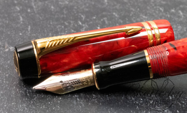 Parker Duofold International Jasper Red Fountain Pen