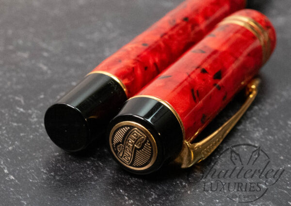 Parker Duofold International Jasper Red Fountain Pen - Image 3