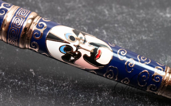 Duke Beijing Opera Rhythm Cloisonné 3 Fountain Pen Set - Image 3
