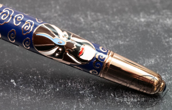 Duke Beijing Opera Rhythm Cloisonné 3 Fountain Pen Set - Image 4