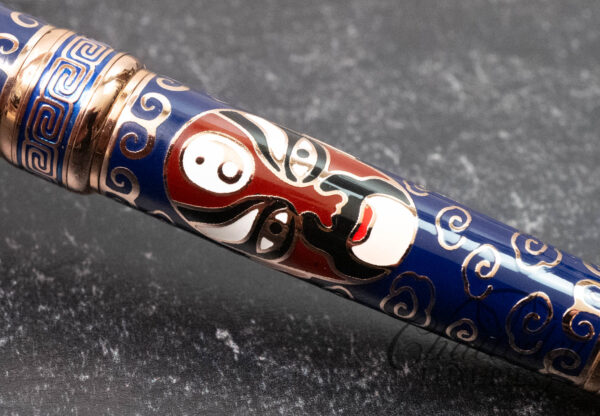 Duke Beijing Opera Rhythm Cloisonné 3 Fountain Pen Set - Image 5