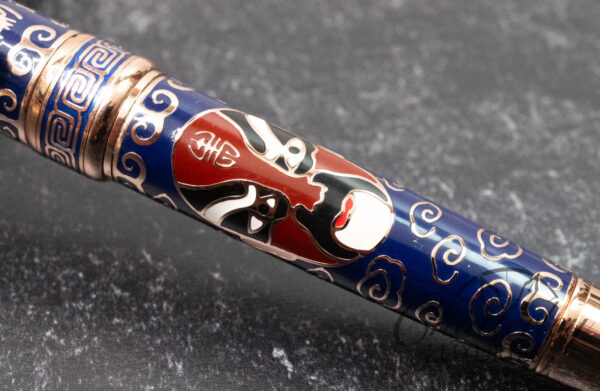 Duke Beijing Opera Rhythm Cloisonné 3 Fountain Pen Set - Image 7