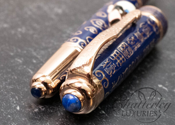 Duke Beijing Opera Rhythm Cloisonné 3 Fountain Pen Set - Image 9