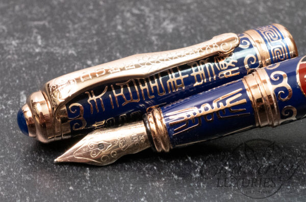 Duke Beijing Opera Rhythm Cloisonné 3 Fountain Pen Set - Image 17
