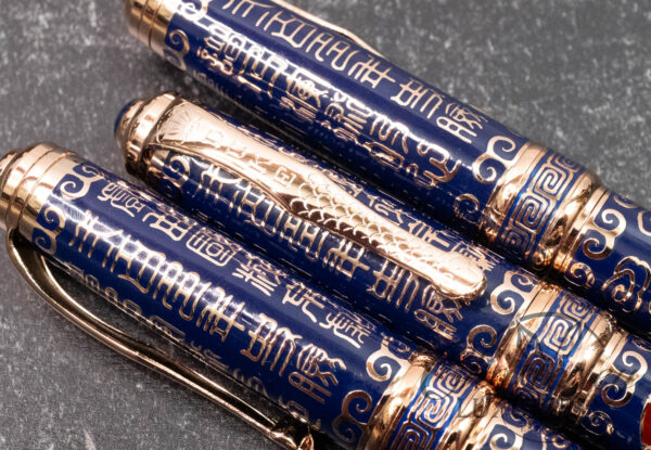 Duke Beijing Opera Rhythm Cloisonné 3 Fountain Pen Set - Image 20