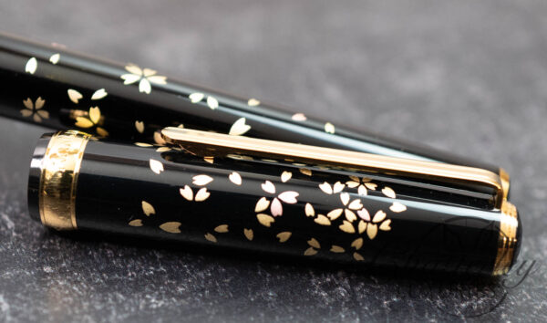 Platinum Kanazawa Leaf Maki-e Cherry Blossom Fountain Pen - Image 4
