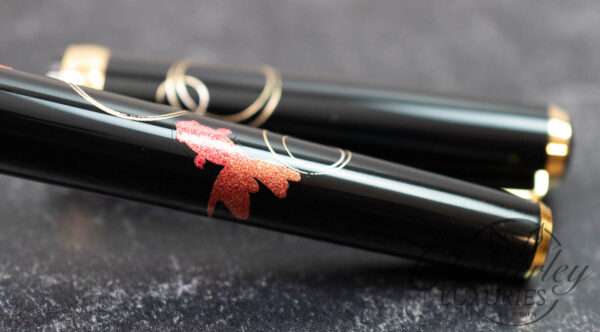 Platinum Kanazawa Leaf Maki-e Goldfish Fountain Pen - Image 5