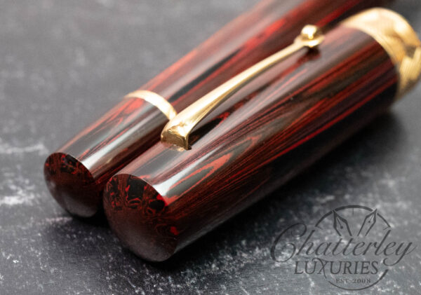 Leonardo Momento Zero Grande Speranza Collection Cherry Ebonite Fountain Pen - Image 3