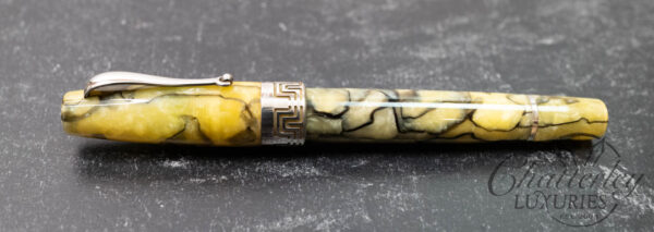 Montegrappa Extra 1930 Marbled Green Celluloid Fountain Pen - Image 2