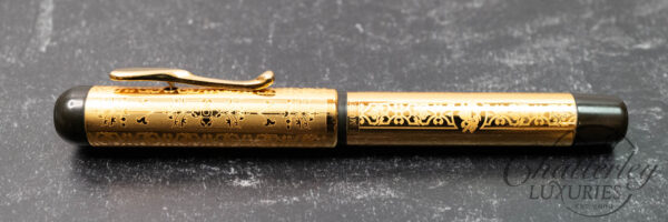 Visconti Musei Vaticani Yellow Gold Vermeil Fountain Pen - Image 2