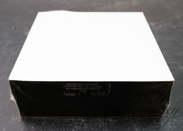 Montblanc Meisterstück Solitaire Pinstripe 144 Limited Anniversary Edition 1924 Fountain Pen (SEALED)