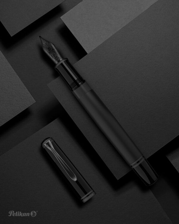 Pelikan Souveran M809 Matte Black Special Edition Fountain Pen - Image 4