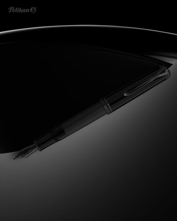 Pelikan Souveran M809 Matte Black Special Edition Fountain Pen - Image 3